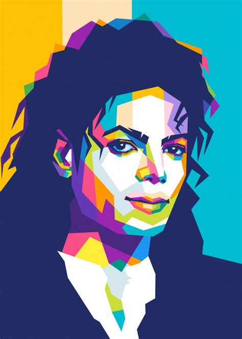 Michael Jackson Poster Picture Metal Print Paint By Namrahc