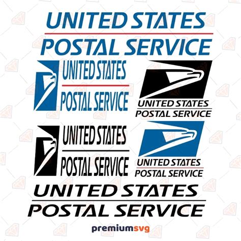 United States Postal Service Svg Usps Svg Cut File Premiumsvg