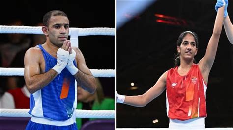 Indian Boxers Amit Panghal Nitu Ghanghas Clinch Maiden Gold At Cwg 2022