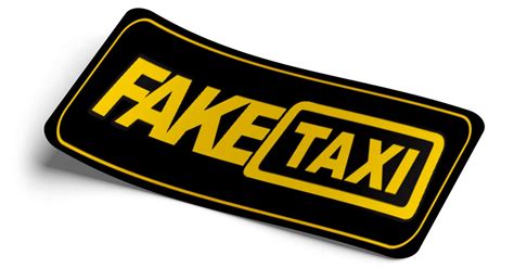 fake taxi black decal strictly static