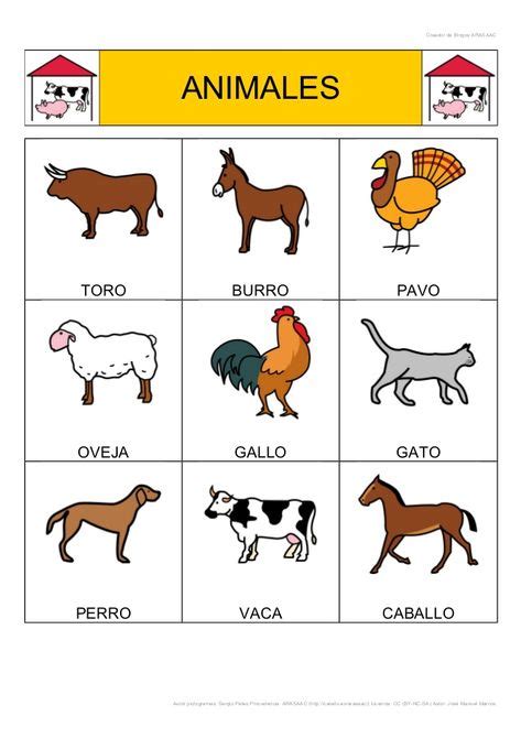 7 Ideas De Bingo Loteria De Animales Animales Para Imprimir