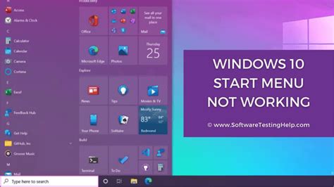Solved Windows 10 Start Menu Not Working 13 Methods