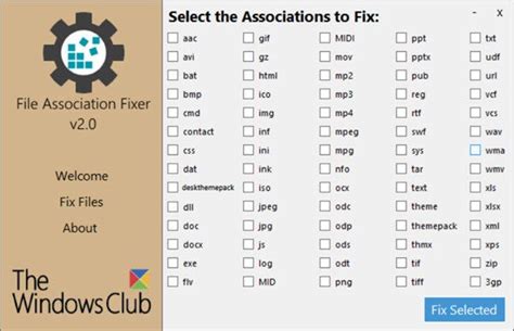 File Association Fixer Will Fix Broken File Associations With A Click
