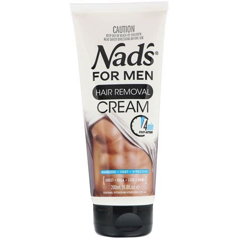 Nads Hair Removal Cream For Men 68 Fl Oz 200 Ml Iherb