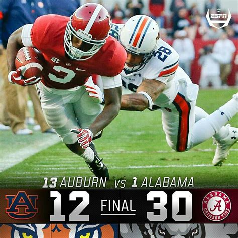 Alabama Vs Auburn 2016 Alabama Vs Auburn Alabama Crimson Tide Football