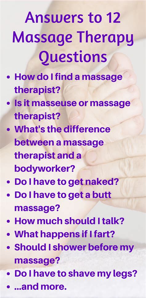 Do You Know How To Get A Massage Getting A Massage Message Therapy Massage