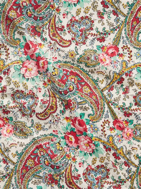 Choose the ideal fabric to use for upholstery, drapery, and home décor use. Garden Paisley Fabric by the Yard | April's Crafternoons ...