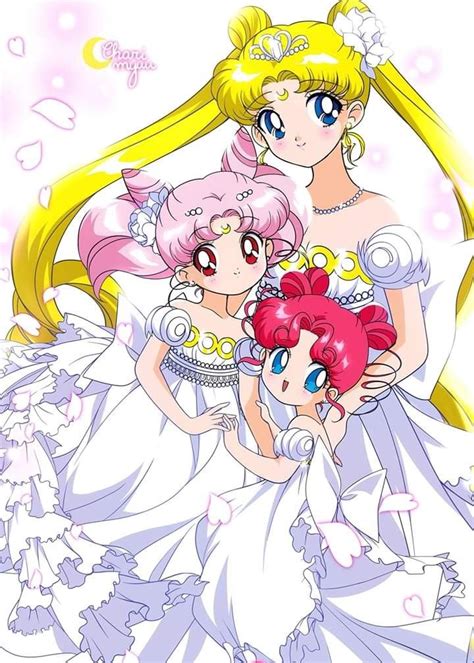 Pin De Gaby San En Princess Serenity Chibiusa Neo Queen Serenity Marinero Manga Luna