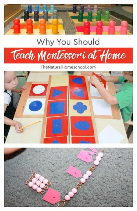Why You Should Teach Montessori At Home The Natural Homeschool
