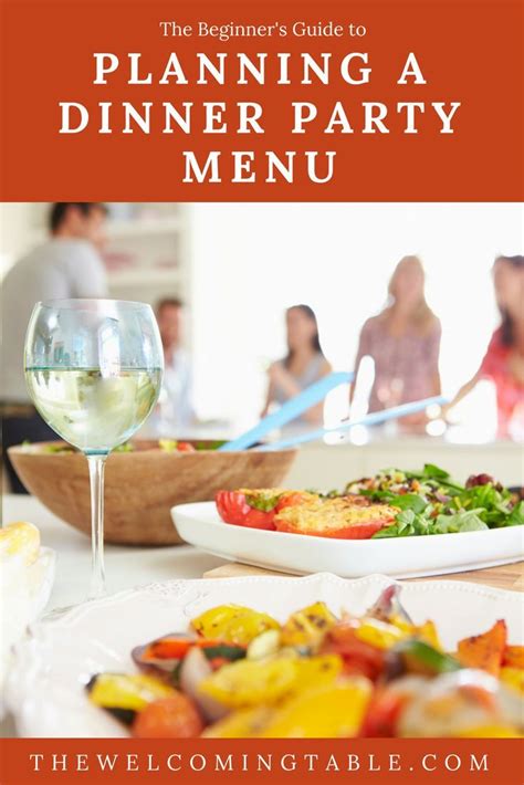Consider chef menus your virtual personal. The Beginner's Guide to Planning a Casual Dinner Party ...