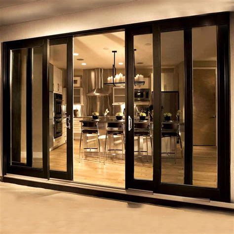 Moreover, aluminum frame solutions have been consistently gaining fans in the north american market year after. Aluminum Frame Tempered Glass Sliding Patio Door- Zhongtai