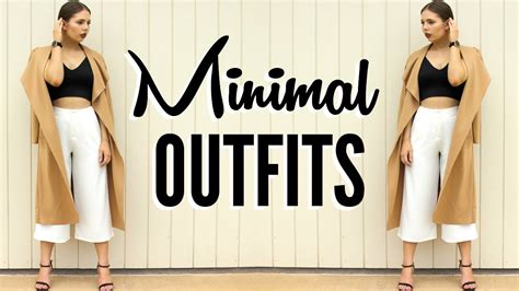 Minimal Outfit Ideas Lookbook Steal The Spotlight Youtube