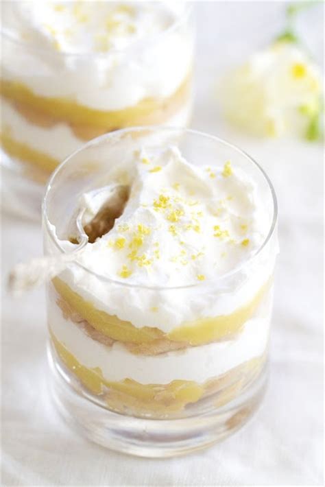 Pipe cream over bottom half of lady fingers. Lemon Trifle... just need gluten-free lady fingers | Lemon ...
