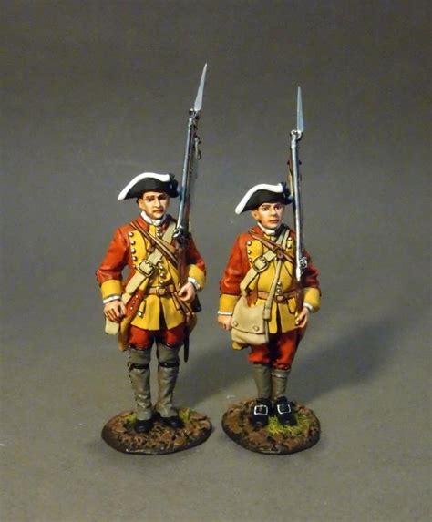 Two Line Infantry At Attention The Connecticut Provincial Regiment