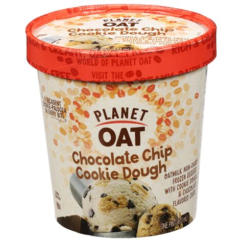 Save On Planet Oat Non Dairy Frozen Dessert Chocolate Chip Cookie Dough
