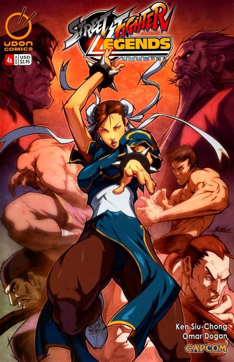 Street Fighter Legends Chun Li Issue 4 Variant Cover 2009 An