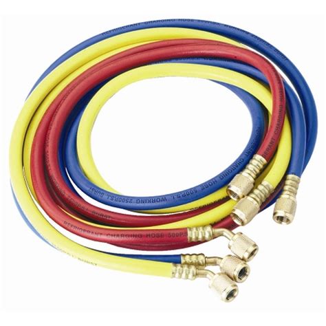 023 30072 72 a c charging hoses with 1 4 standard fittings