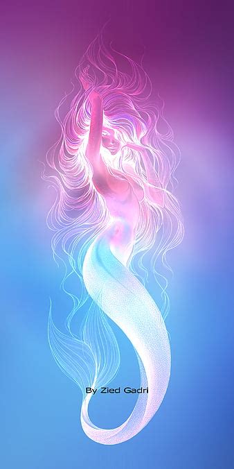 Lighting My Way Blue Mermaid Female Light Ocean Hd Wallpaper Peakpx