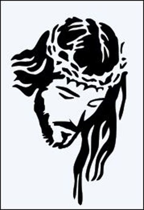 Jesus Christ Flexible Mylar Re Useable Stencil A5 Image Approx 175