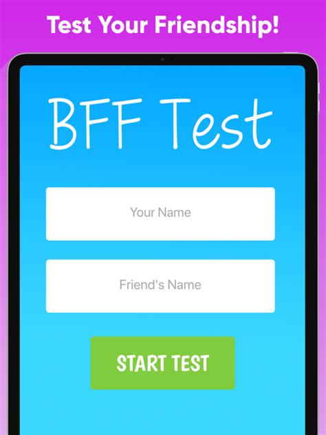 Bff Friendship Test Quiz App Price Drops