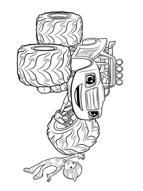 Blaze Monster Machines Free Coloring Pages My Xxx Hot Girl