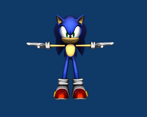 New Hd Sonic Model By Nothing111111 On Deviantart