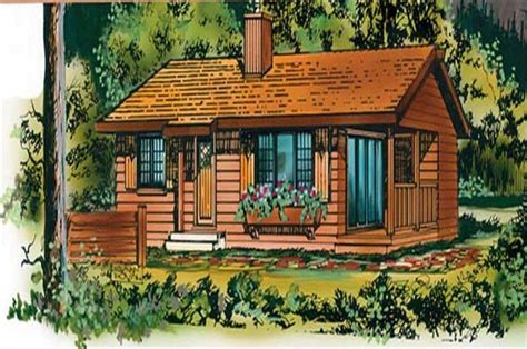 Small Vacation House Plan 2 Bedrms 1 Baths 839 Sq Ft 167 1480