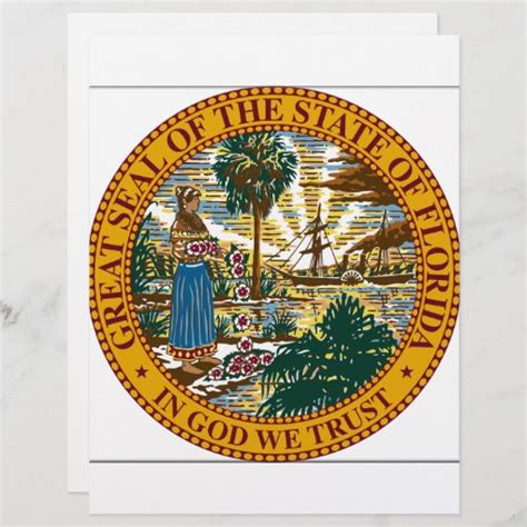 Florida State Seal Zazzle