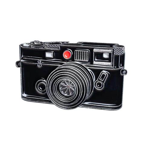 Leica M6 Rangefinder Camera Pin Badge I Heart Badges