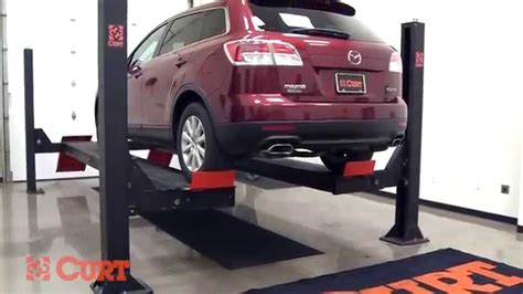 Trailer Hitch Install Curt 13575 On A Mazda Cx 9 Youtube