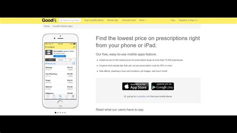 Use goodrx to search current prices and discounts. RV Med #GoodRX App Review - YouTube
