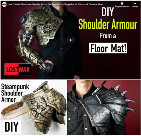 Instructables Diy Steampunk Shoulder Armor Foam Armor Template