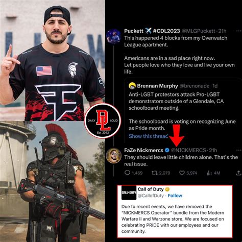 Daily Loud On Twitter Call Of Duty Removes Faze Clan Member Nickmercs Skin From Game After