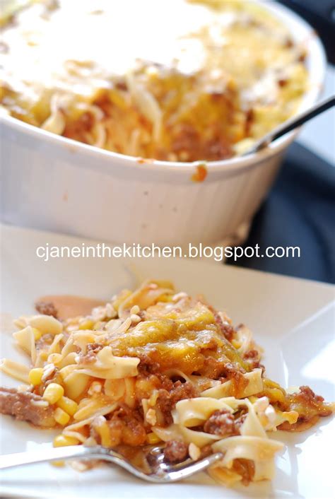 Use two forks to shred chicken. See Jane in the kitchen: Sour Cream Noodle Bake