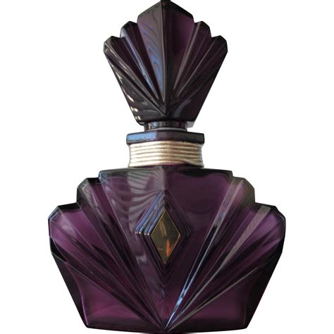 Factice Perfume Bottle Elizabeth Taylor Huge In Purple Glass Huge From