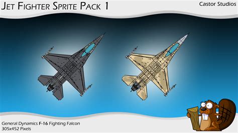Jet Fighter Sprite Pack 1 By Castor Studios