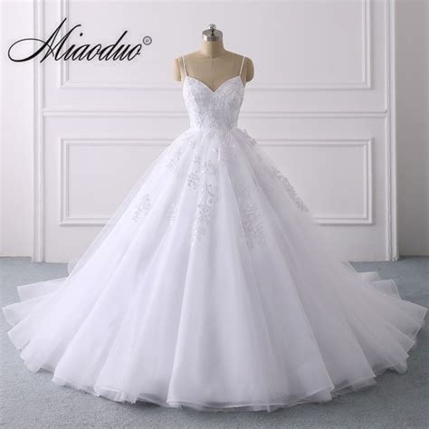 Buy Elegant Lace Applique Ball Gown Wedding Dress 2019