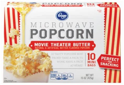 Kroger® Microwave Movie Theater Butter Popcorn Mini Bags 15 Oz Kroger