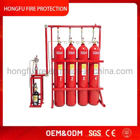 Clean Agent Automatic Ig541 Inert Gas Inergen Fire Suppression System