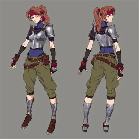 Jessie Concept Artwork Final Fantasy Vii Remake Art Gallery Final