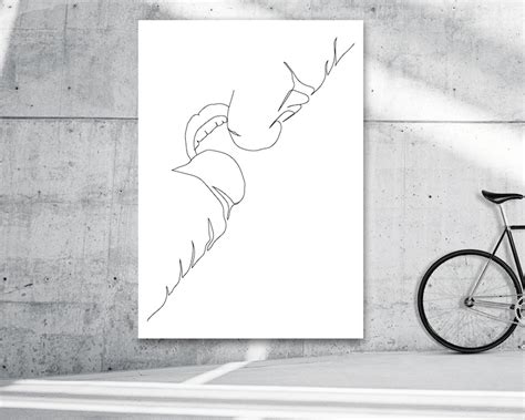 Erotic Wall Art Nude Line Drawing Nude Line Art Abstract Nude Etsy