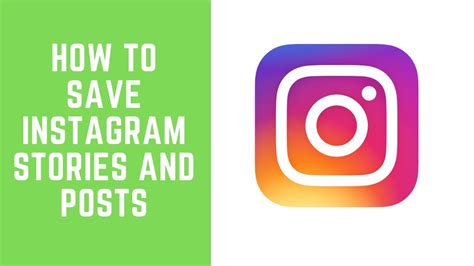 How To Save Instagram Stories And Post Youtube