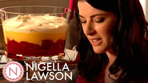 Nigella Lawson S Raspberry And Lemongrass Trifle Nigella Bites Youtube Trifle Recipe