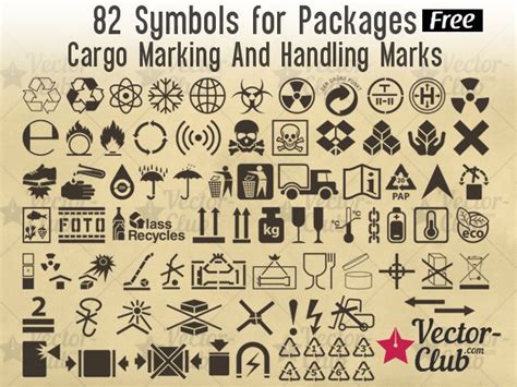 82 Symbols For Packages Cargo Marking And Handling Marks Symbols