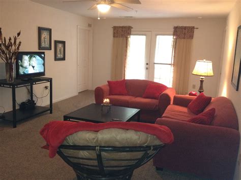 College Apartment Living Room