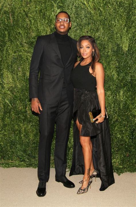 Carmelo Anthony And Wife LaLa Anthony Hit The Red Carpet At The CFDA