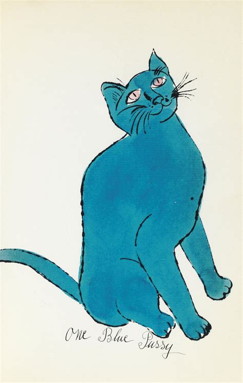 Andy Warhol 1928 1987 25 Cats Name D Sam And One Blue Pussy Andy