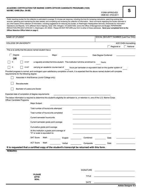 Navmc 10469 2020 2021 Fill And Sign Printable Template Online Us
