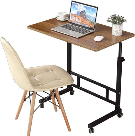 Akway Mobile Laptop Desk Cart 315 X 196 Inches Height Adjustable