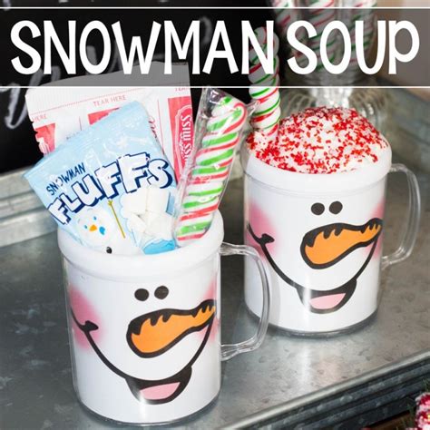 Snowman Soup T Tags And Diy Snowman Face Mug